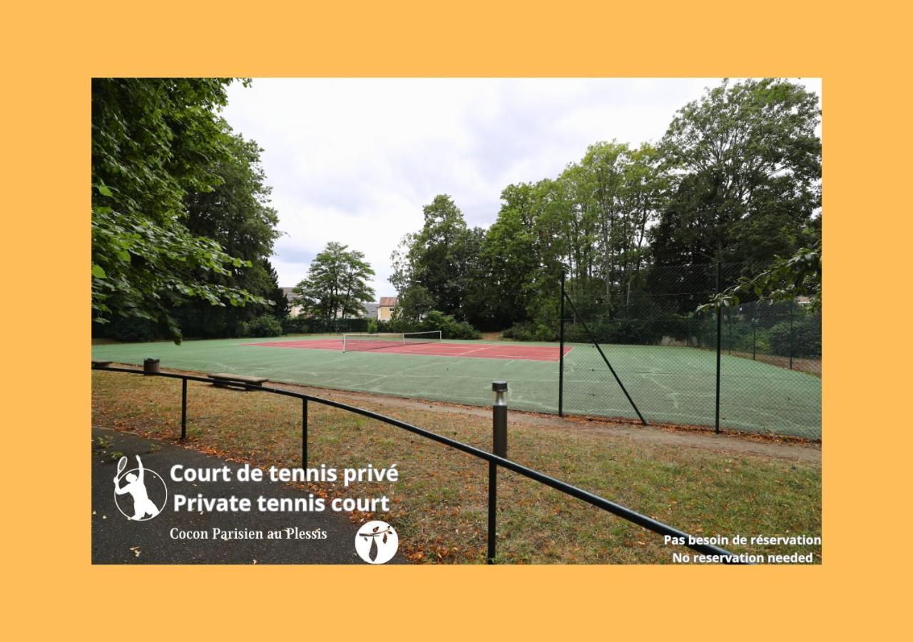 Апартаменты Cocon Parisien Au Plessis - Court De Tennis Prive Le Plessis-Bouchard Экстерьер фото